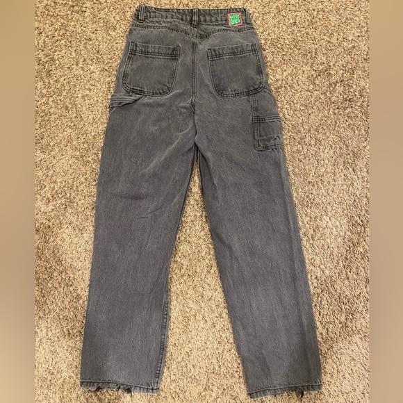 Used Gray Denim Baggy Empyre Pants - Picture 2 of 3